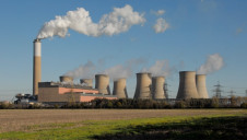Defra analysts broadly attribute this trend to the decarbonisation of energy used to manufacture products. Pictured: The Cottam Coal plant, which closed last September. Image: EDF